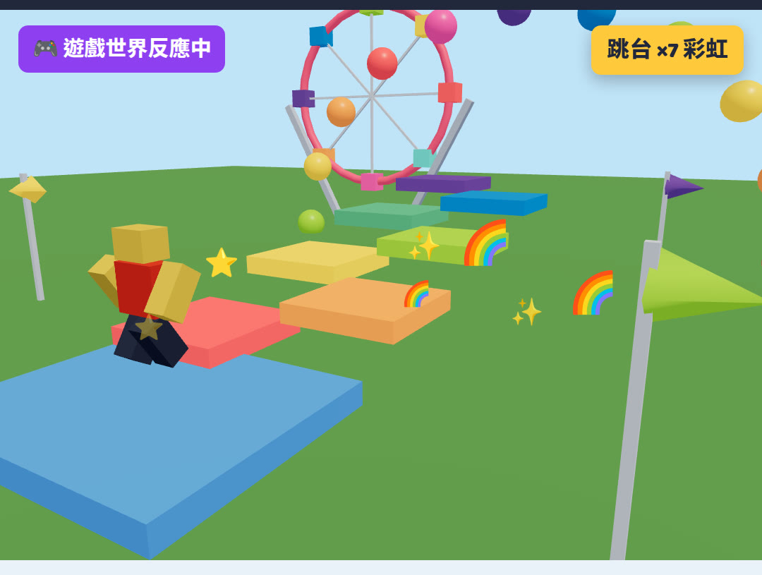 AI 助教隨時待命的遊戲世界